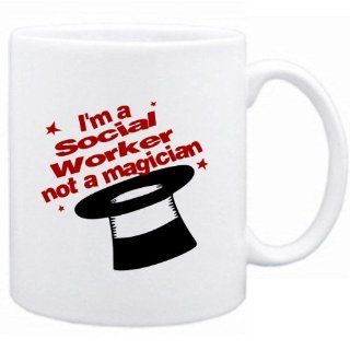 I'm a Social Worker, not a magician Mug Kitchen & Dining