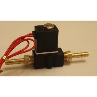 1/4 Solenoid Valve 24v AC Plastic Electric Air Water Gas Normally Closed NPT w/ Hose Barbs Industrial Solenoid Valves