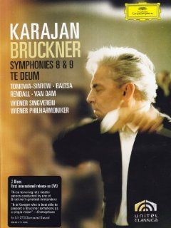 Bruckner Symphonies Nos. 8 & 9; Te Deum [DVD Video] Karajan, Bruckner, Tomowa Sintow, Baltsa, Vpo Movies & TV