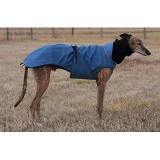 Scooter's Friends Greyhound Dog Coat, Size Large, Blue  Pet Coats 