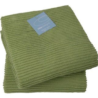 Now Designs Ripple Towel Set of 2, Leaf   Cotton Kitchen Dish Towels Green