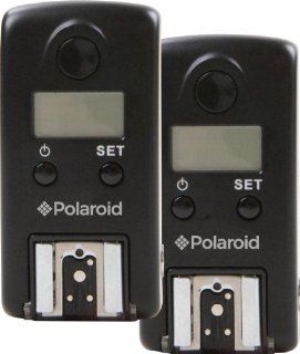 Polaroid 2.4GHz 99 Channel Wireless Remote Flash Trigger System / Wired & Wireless Shutter Release With LCD Compatible With The Canon Digital EOS Rebel SL1 (100D), T5i (700D), T4i (650D), T3 (1100D), T3i (600D), T1i (500D), T2i (550D), XSI (450D), XS (