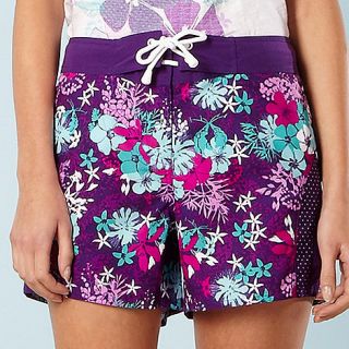 Mantaray Purple floral board shorts