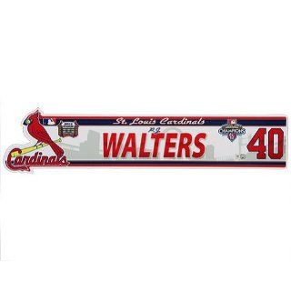 St. Louis Cardinals P.J. Walters 2010 Locker Nameplate  Sporting Goods  Sports & Outdoors