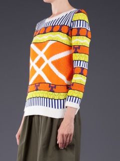 Msgm Printed Sweater