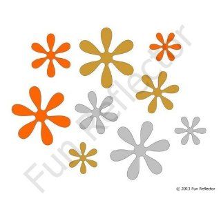 Flower Bicycle Reflector Reflective Sticker Decal Sports & Outdoors