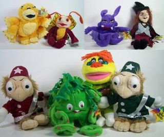 Complete Set of 8 Krofft Super Stars 8 10" Bean Bag Plush from H. R. Pufnstuf, Sigmund the Sea Monster, and The Bugaloos Toys & Games