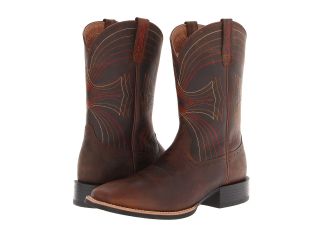 Ariat Sport Wide Square Toe Distressed Brown