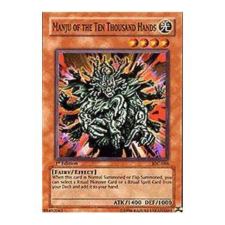 Yu Gi Oh   Manju of the Ten Thousand Hands (IOC 088)   Invasion of Chaos   Unlimited Edition   Common Toys & Games