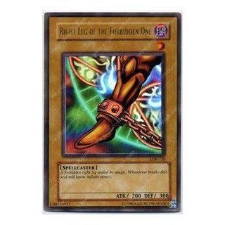 Yu Gi Oh   Right Leg of the Forbidden One (LOB 120)   Legend of Blue Eyes White Dragon   Unlimited Edition   Ultra Rare Toys & Games
