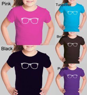 Girl's PURPLE Glasses Shirt M   Created using different terms to describe ones style Clothing