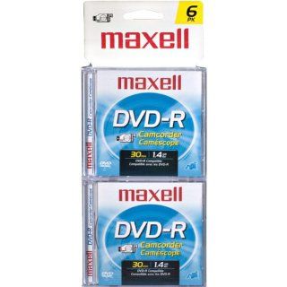 Maxell DVD RCAM/6 Dvd r Cam/6 8cm Write once Dvd r Removable Disc For Dvd Camcorders Electronics