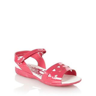 bluezoo Girls pink heart sandals