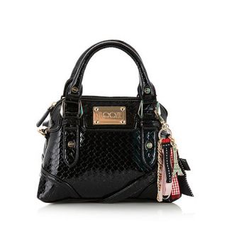 Floozie by Frost French Black patent weave grab bag