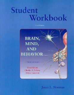 Brain, Mind, and Behavior Study Guide Joyce Norman 9780716728023 Books