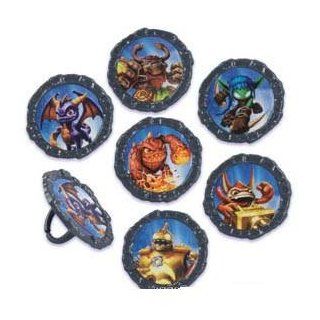 SKYLANDERS CupCake Decoration Topper Birthday Cake Favors 12 Rings Cynder VOODOOD  Other Products  
