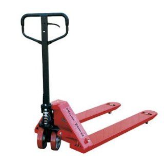 Beacon Full Featured Pallet Truck; Capacity (LBS) 4, 000; Overall Fork Dimensions 27"W x 96"L; Service Range 2 7/8"   7 3/4"; Net WT. (LBS) 400; Model# BPM4 2796