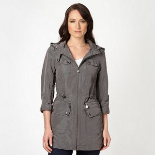 Maine New England Silver metallic parka