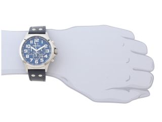 TW Steel TW402   Pilot 45mm Chronograph Stainless Steel/Blue
