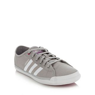 adidas Adidas grey Neo canvas trainers