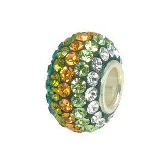 Lucky Charm Crystal Charm   fits Pandora, Chamilia, Troll and Biagi Beads Jewelry