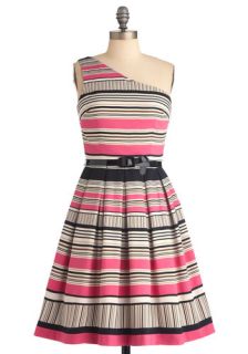 Stripe It or Not Dress  Mod Retro Vintage Dresses