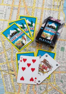 Vintage Shuffle Across the State Playing Cards  Mod Retro Vintage Vintage Clothes