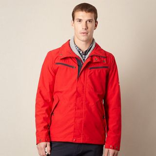 Nautica Red zip pocket bomber jacket