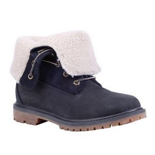 Timberland Navy authentic teddy fleece ankle boots