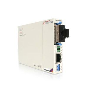 StarTech 1000 Mbps Gigabit Ethernet Single Mode Fiber Media Converter SC 40 km (ET91000SM40) Electronics