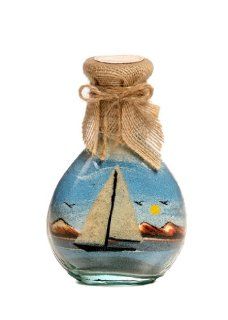 Sailing Boat Sand bottles   Glass Crafts & Sand Art   Decorative Bottles