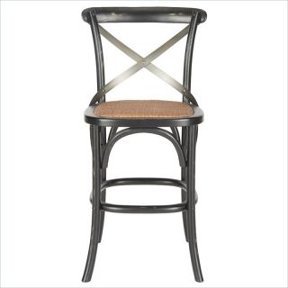 Safavieh Eleanor Oak Wood Counterstool in Hickory   AMH9505B