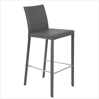 Eurostyle Hasina 30" Bar Stool in Gray   38625GRY