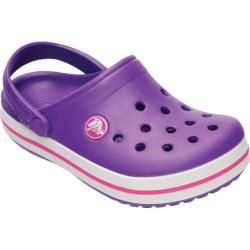 Children's Crocs Crocband Neon Purple/Neon Magenta Crocs Slip ons