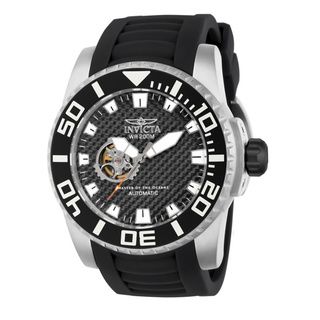 Invicta Men's 14680 Black Pro Diver Automatic Skeleton Watch Invicta Men's Invicta Watches