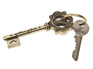 Present Time Wanted My Home Is My Castle Copper Key Ring   Key Hooks