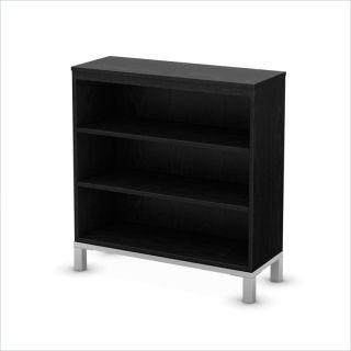 South Shore Flexible 3 Shelf Bookcase in Black Oak   3347766