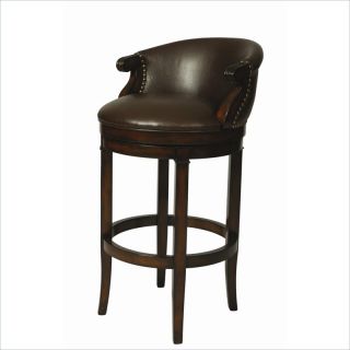 Pastel Furniture Princetown 30" Barstool in Bonded Ridge Leather   QLPN227250985