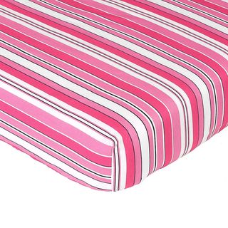 Sweet JoJo Designs Madison Stripe Fitted Crib Sheet Sweet Jojo Designs Baby Bed Sheets