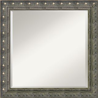 Barcelona Pewter Square Wall Mirror Mirrors