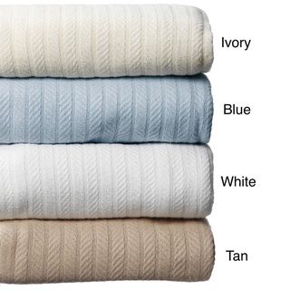 Cotton Fresh Herringbone Blanket Blankets