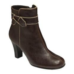 Women's A2 by Aerosoles Ground Role Brown Synthetic/Faux Suede A2 by Aerosoles Boots