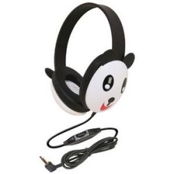 Califone Kids Stereo/Pc Headph Panda 3.5Mm Plug Via Ergoguys eReplacements Headphones