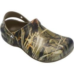 Crocs Work Bistro Realtree Clog Chocolate Crocs Slip ons