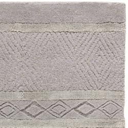 Handmade Metro Grey New Zealand Wool Rug (2' x 3') Safavieh Accent Rugs