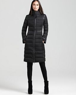DKNY Funnel Neck Quilted Puffer Coat's