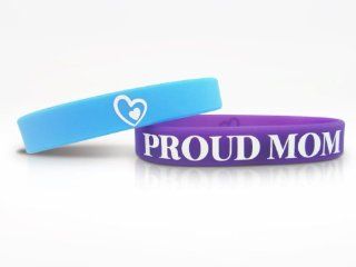 Proud Mom Bracelets   #ProudMomMission   High Quality Silicone Wristbands for Wife, Mother, Mommy, and Moms to be   Mother's Day Gift, Present, or Accessory   Best Customized Athletic Band for Mothers.  Sports Wristbands  Sports & Outdoors