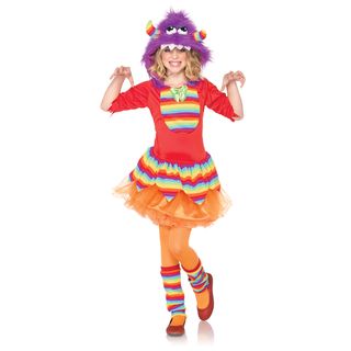 Leg Avenue Girls 2 piece Rainbow Monster Dress Leg Avenue Girls' Costumes