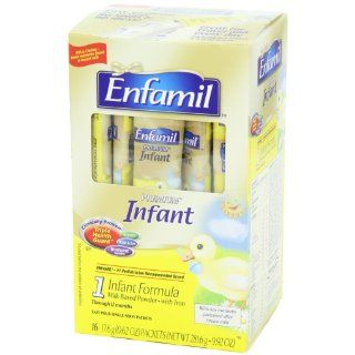 Enfamil Infant Formula Milk Based with Iron, Single Serve Packets, 16 Count 17.6g (Packaging May Vary) Health & Personal Care