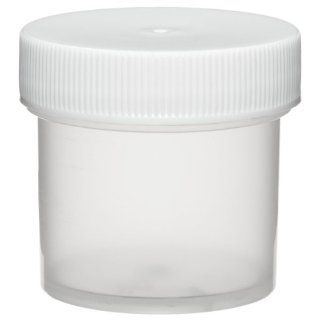 Dynalon 421115 Polypropylene 1oz Hydrometer Cylinder Jar, with Screw Closure (Case of 72) Science Lab Jars